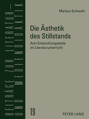 cover image of Die Ästhetik des Stillstands